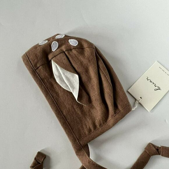 NEW Briar Baby Fawn Cotton Lined Bonnet - Picture 9 of 10